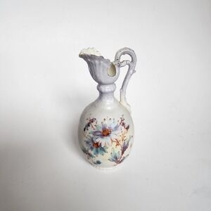 Vintage Floral Pitcher Vase‎ Small Bud Vase Decorative Ceramic Creamer